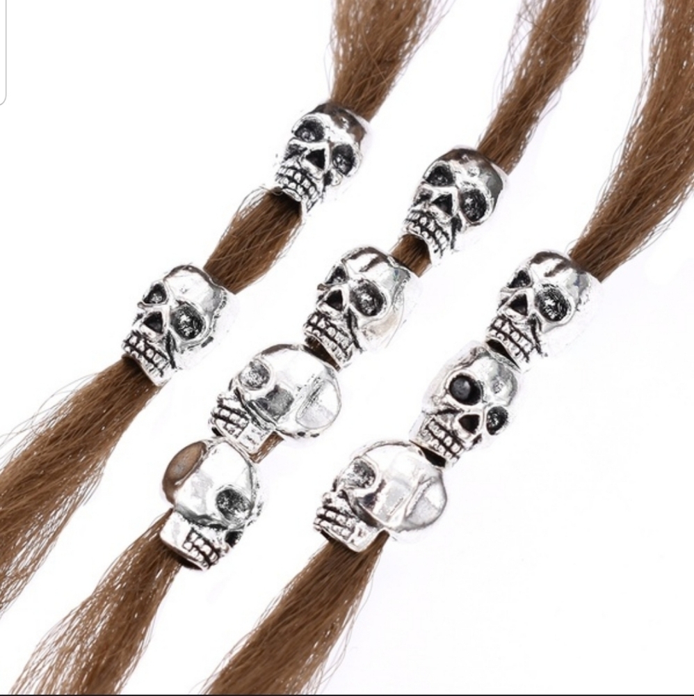 Skull Hair beads
